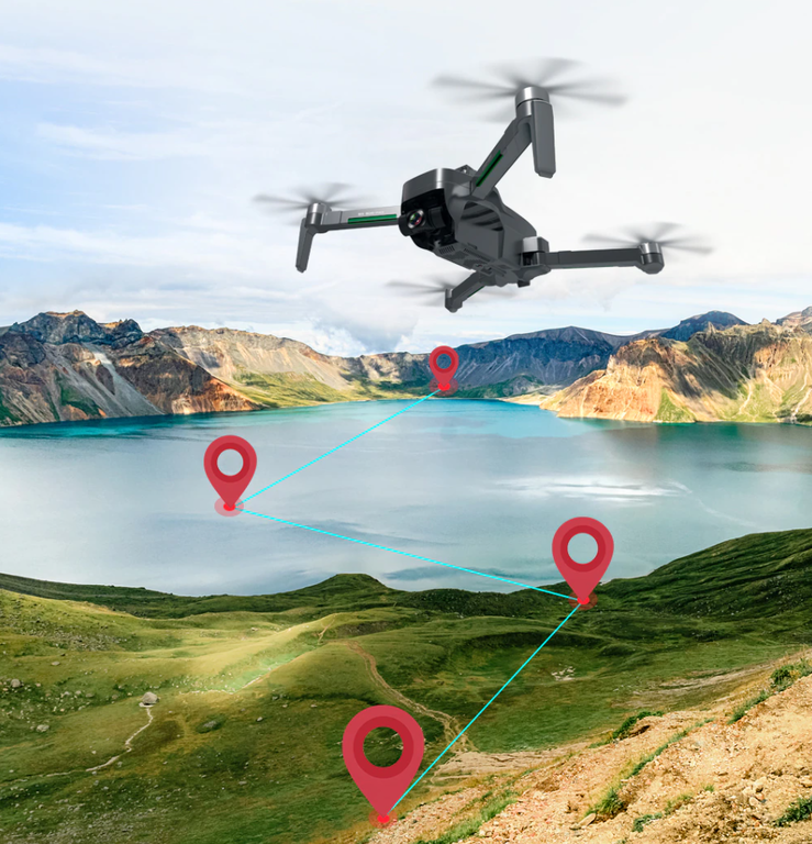 Dron SG906 MAX czujnik antyzderzeniowy 4K GPS dwie kamery aplikacja WiFi (6)