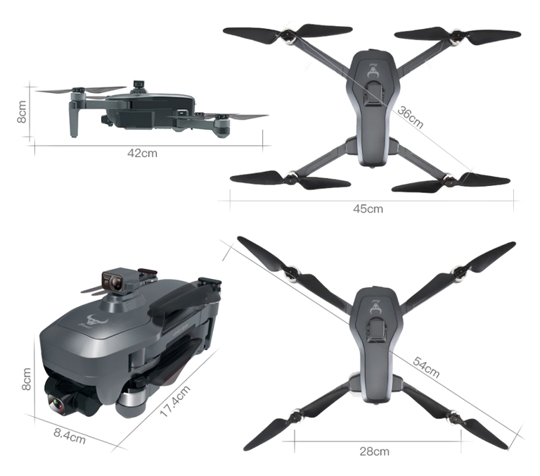 Dron SG906 MAX czujnik antyzderzeniowy 4K GPS dwie kamery aplikacja WiFi (10)