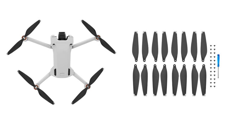 Śmigła dron DJI MINI 3 PRO 2-komplety 16-śmigieł śruby śrubokręt (2)