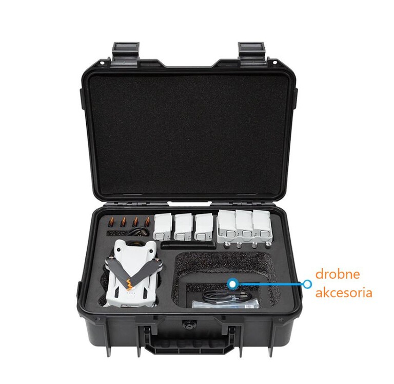 Walizka torba HARD dron DJI Mini 3 Pro wodoodporna (4)
