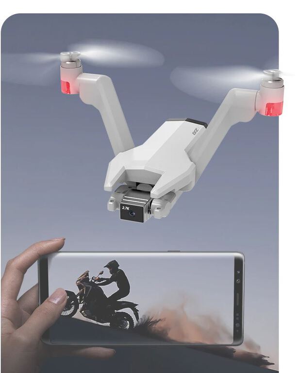 Dron V-type gimbal 2.7K GPS 2-kamery aplikacja WiFi torba (8)