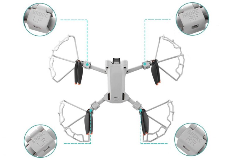 Osłona śmigieł dron DJI Mini 3 Pro komplet 4 szt (2)