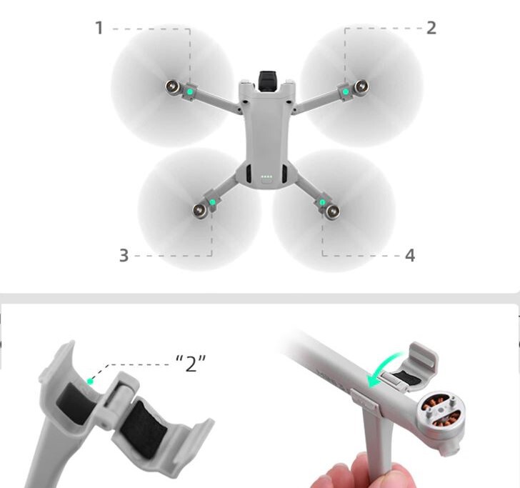 Nóżki podwozie dron DJI MINI 3 PRO komplet 4 szt (5)