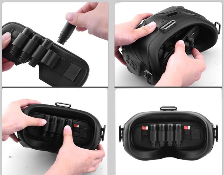 Osłona obiektywu uchwyt anten gogle goggles V2 DJI Avata FPV (4)