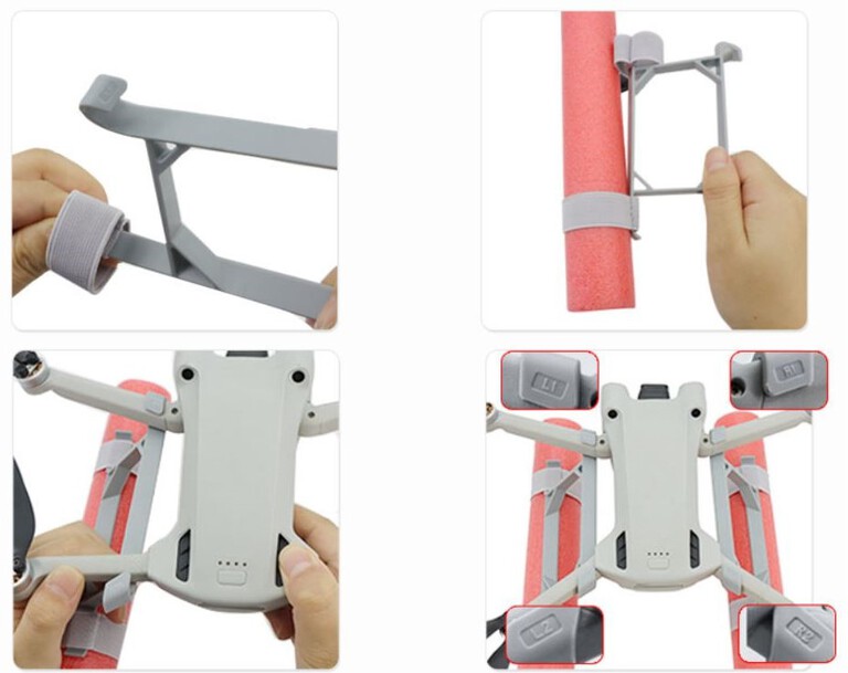 Nóżki podwozie lądowanie na wodzie dron DJI MINI 3 / MINI 3 PRO / MINI 4 PRO (6)