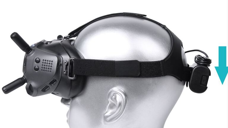 Uchwyt baterii akumulatora gogle goggles V2 DJI Avata FPV (3)