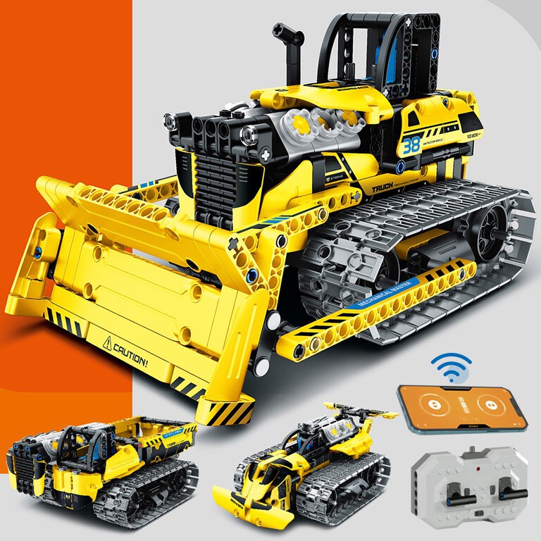 Pojazd sterowany SPYCHACZ 542-części 3w1 BIZ-TECHNIC (4)