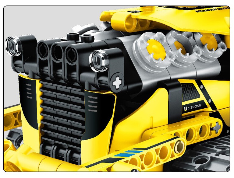 Pojazd sterowany SPYCHACZ 542-części 3w1 BIZ-TECHNIC (7)