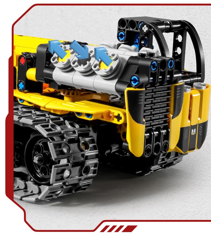 Pojazd sterowany SPYCHACZ 542-części 3w1 BIZ-TECHNIC (8)