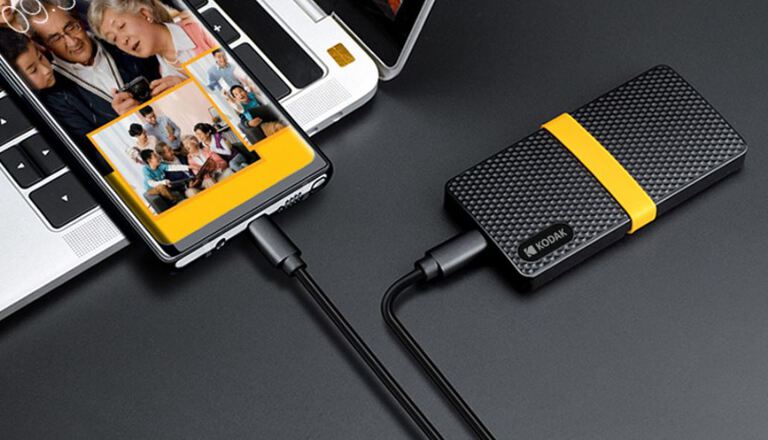 Dysk zewnętrzny SSD 2TB Kodak USB-C 3.1 SZYBKI (5)