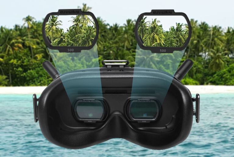 Soczewki korekcyjne gogle goggles V2 DJI Avata FPV -4,0 D (2)
