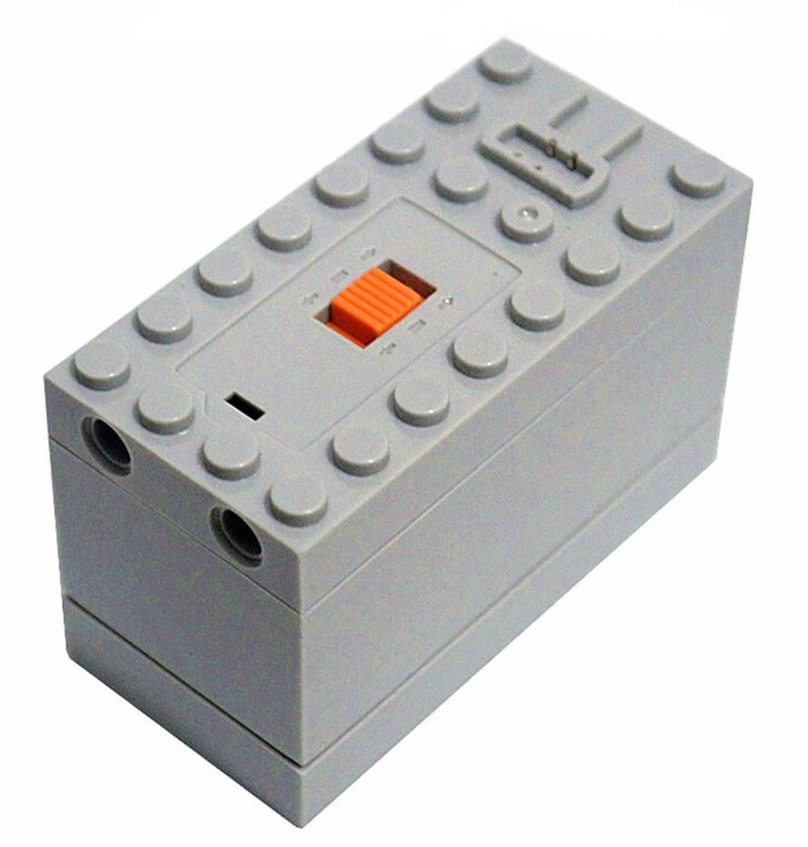 Pojemnik box na baterie 6xAAA 9V przełącznik zam. LEGO TECHNIC (1)