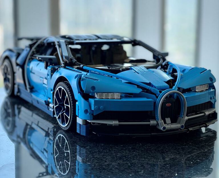 Klocki SuperCar Bugatti Chiron 3599-elementów 56cm BIZ_TECHNIC ogromny zestaw (3)