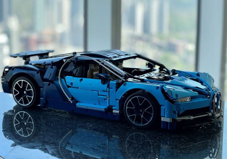 Klocki SuperCar Bugatti Chiron 3599-elementów 56cm BIZ_TECHNIC ogromny zestaw (4)