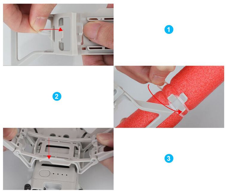 Nóżki podwozie lądowanie na wodzie dron DJI MINI / MINI 2 / MINI SE / 4K (10)