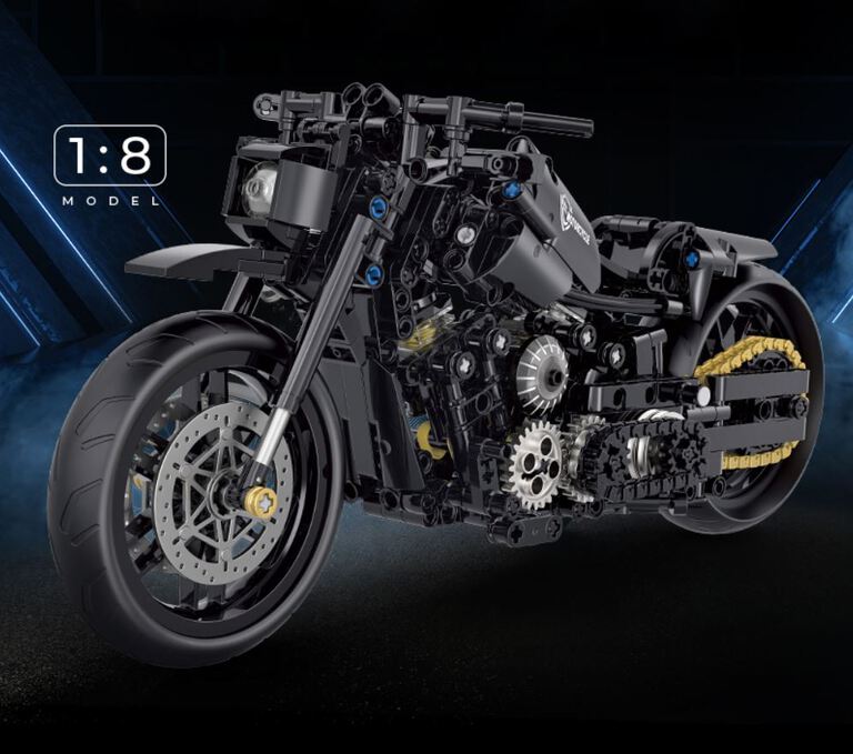 klocki motocykl HARLEY 586-elem 33cm BIZ-TECHNIC (3)
