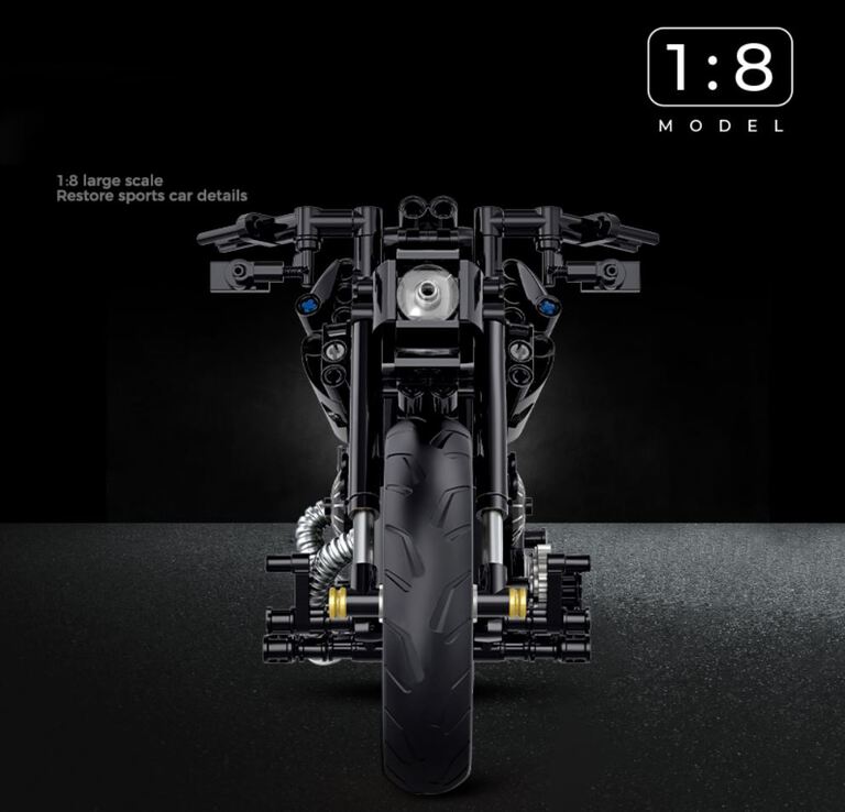 klocki motocykl HARLEY 586-elem 33cm BIZ-TECHNIC (4)