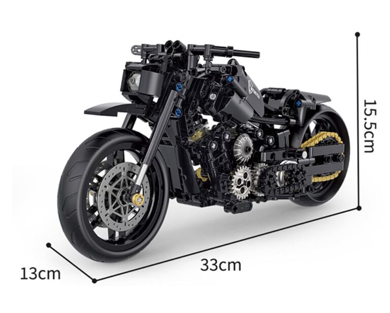 klocki motocykl HARLEY 586-elem 33cm BIZ-TECHNIC (1)