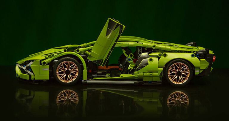 Klocki Lamborghini sterowany 2-silniki 1254-klocki 36cm Biz-Technic (2)