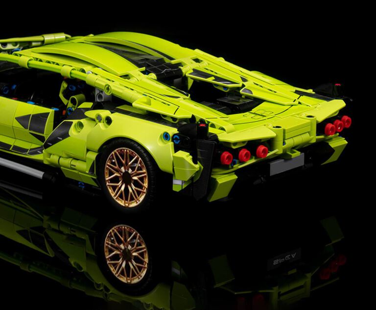 Klocki Lamborghini sterowany 2-silniki 1254-klocki 36cm Biz-Technic (10)