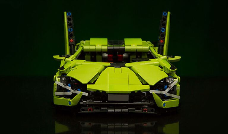 Klocki Lamborghini sterowany 2-silniki 1254-klocki 36cm Biz-Technic (11)