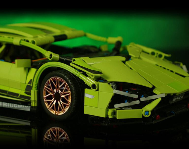 Klocki Lamborghini sterowany 2-silniki 1254-klocki 36cm Biz-Technic (14)