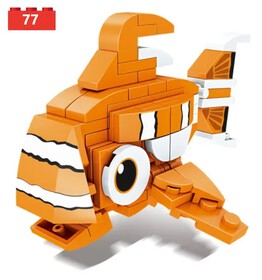klocki NEMO BŁAZENEK 77-klocków zamiennik TECHNIC