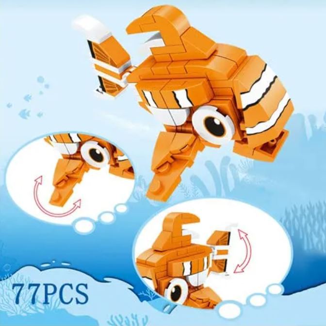 klocki NEMO BŁAZENEK 77-klocków zamiennik TECHNIC (2)
