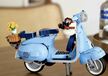 Klocki skuter VESPA 125 Piaggio rzymskie wakacje 1106-klocków kask bukiet Biz-Technic (5)
