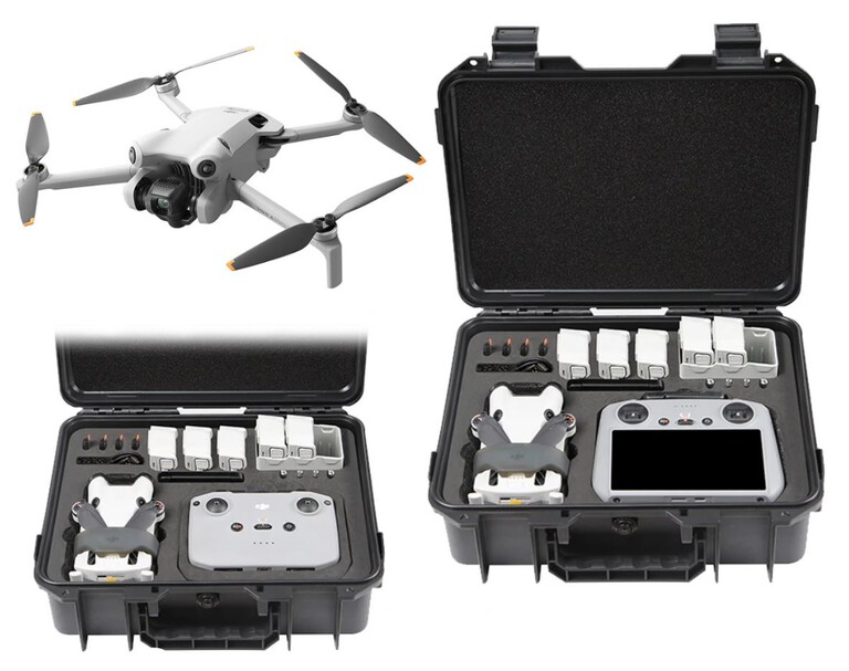 Walizka torba HARD dron DJI Mini 3 / Mini 3 Pro / Mini 4 Pro wodoodporna z paskiem (1)