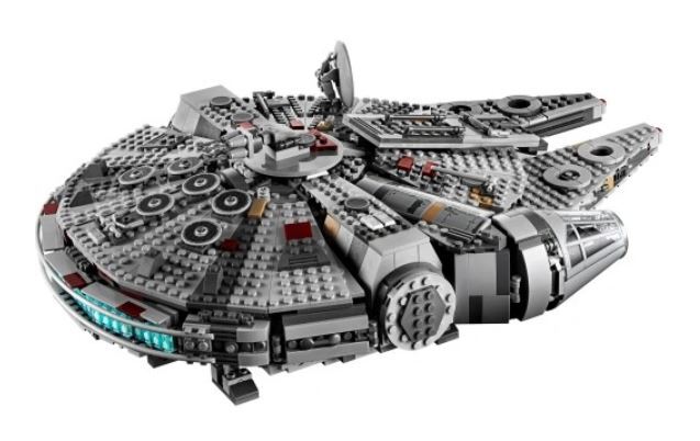 Klocki Sokół Millennium Gwiezdne Wojny Han Solo 1351-klocki (2)