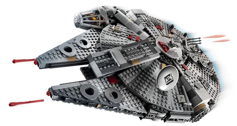 Klocki Sokół Millennium Gwiezdne Wojny Han Solo 1351-klocki (3)