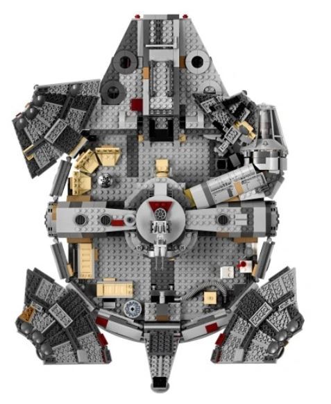 Klocki Sokół Millennium Gwiezdne Wojny Han Solo 1351-klocki (4)