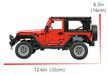 Klocki JEEP WRANGLER RUBICON 1287-klocków zdejmowany dach wyciągarka 32cm zamiennik TECHNIC (8)