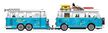 Klocki VOLKSWAGEN VW CAMPER VAN T1 PRZYCZEPA 2775-klocków 60cm zam. TECHNIC (9)