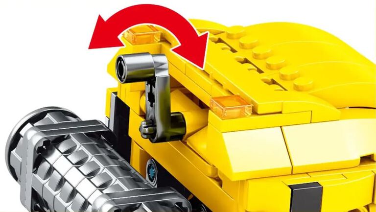 Klocki BETONIARKA CEMENTOWÓZ 1143-klocki 36cm figurki zamiennik TECHNIC (4)