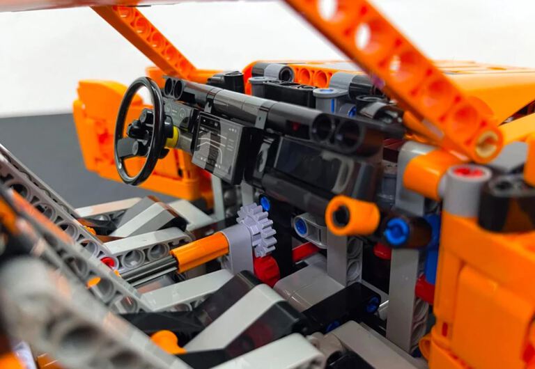 Klocki FORD F-150 RAPTOR V6 pickup 1379-klocków 42cm BIZ-TECHNIC (4)