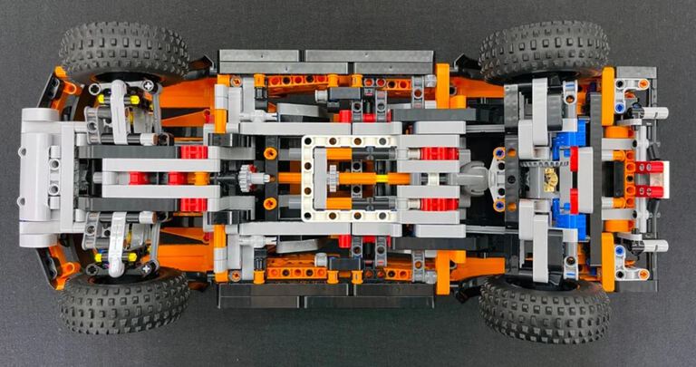 Klocki FORD F-150 RAPTOR V6 pickup 1379-klocków 42cm BIZ-TECHNIC (6)