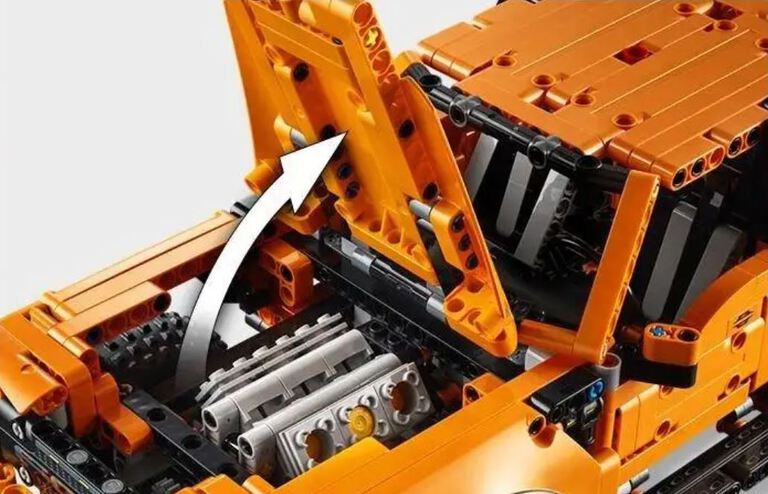 Klocki FORD F-150 RAPTOR V6 pickup 1379-klocków 42cm BIZ-TECHNIC (9)