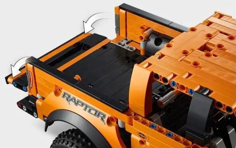Klocki FORD F-150 RAPTOR V6 pickup 1379-klocków 42cm BIZ-TECHNIC (10)