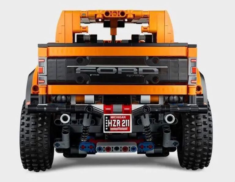 Klocki FORD F-150 RAPTOR V6 pickup 1379-klocków 42cm BIZ-TECHNIC (18)