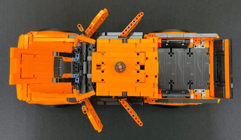 Klocki FORD F-150 RAPTOR V6 pickup 1379-klocków 42cm BIZ-TECHNIC (20)