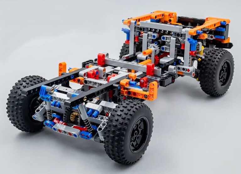 Klocki FORD F-150 RAPTOR V6 pickup 1379-klocków 42cm BIZ-TECHNIC (7)