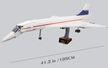 Klocki CONCORDE AIRBUS 2083-klockI 105cm odrzutowiec pasażerski zamiennik TECHNIC (8)