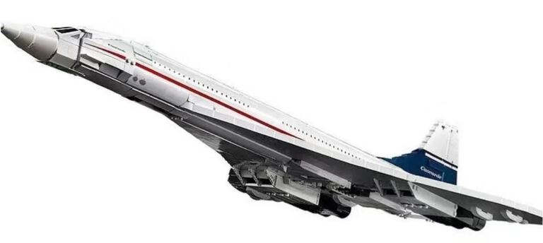 Klocki CONCORDE AIRBUS 2083-klockI 105cm odrzutowiec pasażerski zamiennik TECHNIC (2)