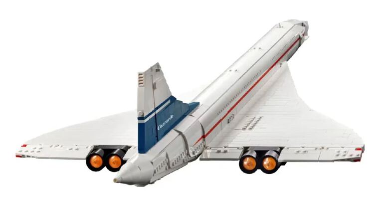Klocki CONCORDE AIRBUS 2083-klockI 105cm odrzutowiec pasażerski zamiennik TECHNIC (3)