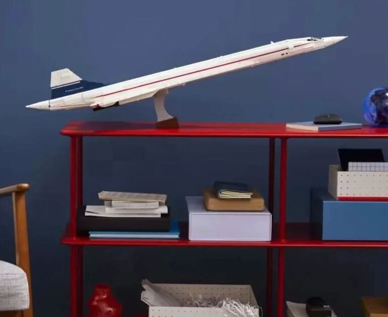 Klocki CONCORDE AIRBUS 2083-klockI 105cm odrzutowiec pasażerski zamiennik TECHNIC (4)