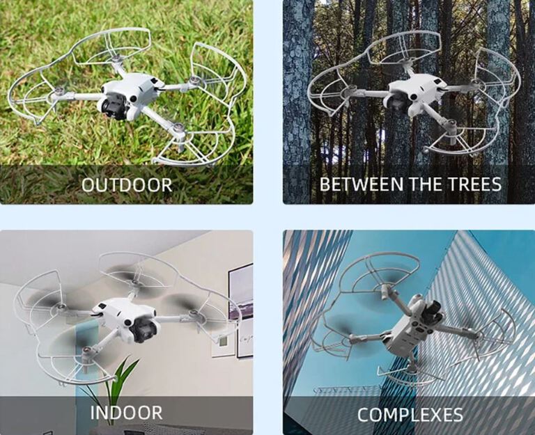 Osłony śmigieł dron DJI Mini 4 Pro komplet 4 szt skuteczne lekkie (4)