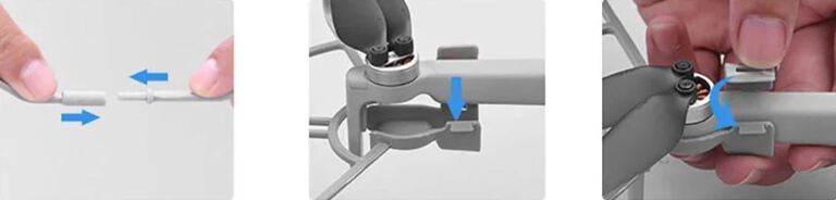 Osłony śmigieł dron DJI Mini 4 Pro komplet 4 szt skuteczne lekkie (6)