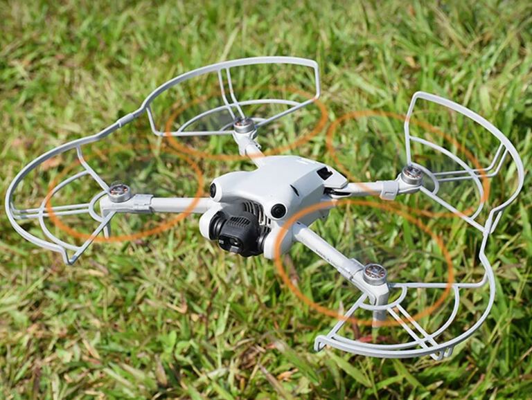 Osłony śmigieł dron DJI Mini 4 Pro komplet 4 szt skuteczne lekkie (10)